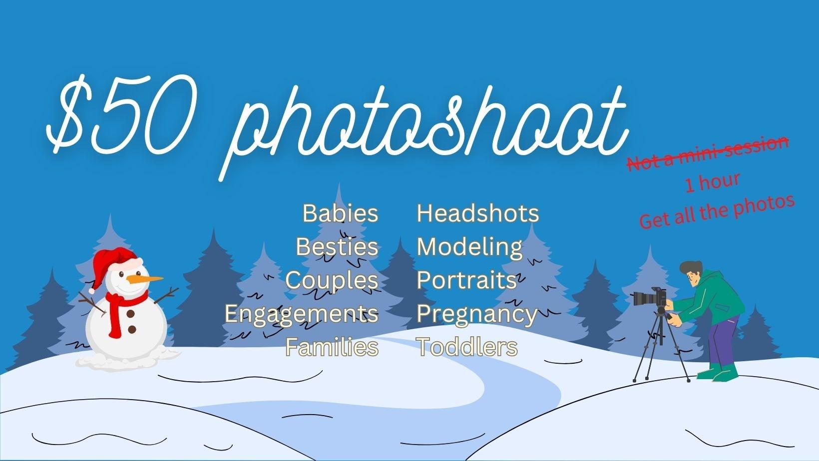 $50 Photoshoot Deal